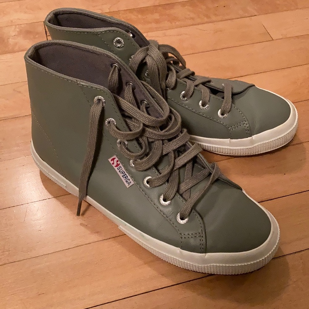Superga High Top Sneakers - gray - 38